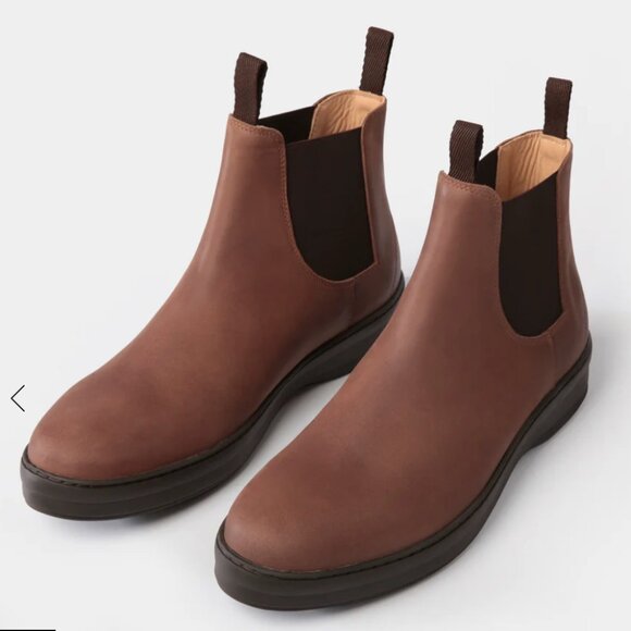 Jack Erwin Rocco Brown Leather Chelsea Boots Sz 10 main image 9
